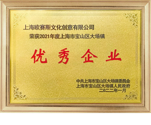 2021-2025 连续荣获上海市宝山区大场镇优秀企业